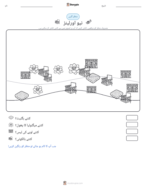 گنتی کا منظر
