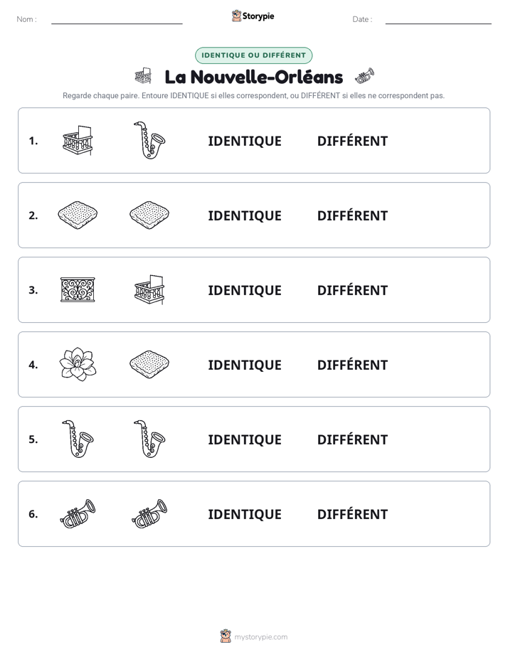 Identique ou Différent