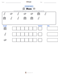 Blues printable worksheet preview