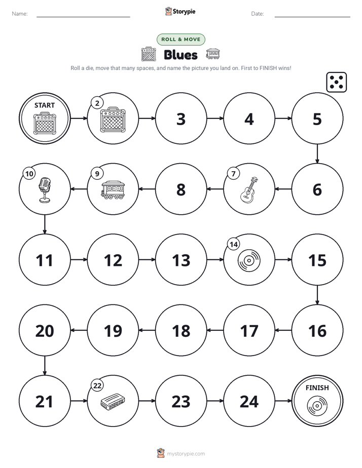 Roll & Move Game