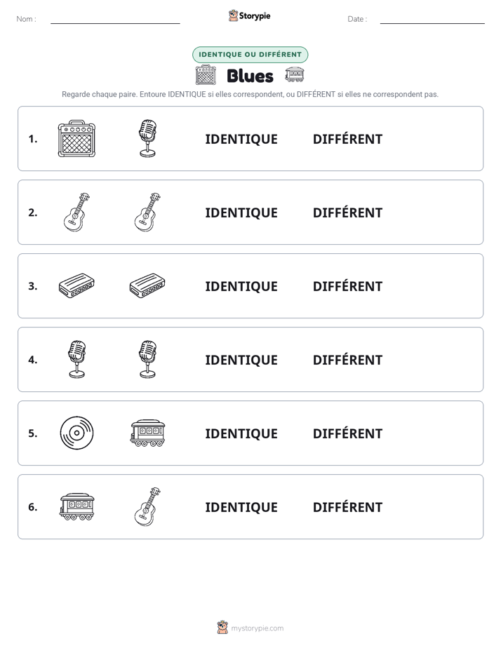 Identique ou Différent