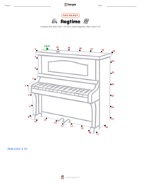 Ragtime printable worksheet preview