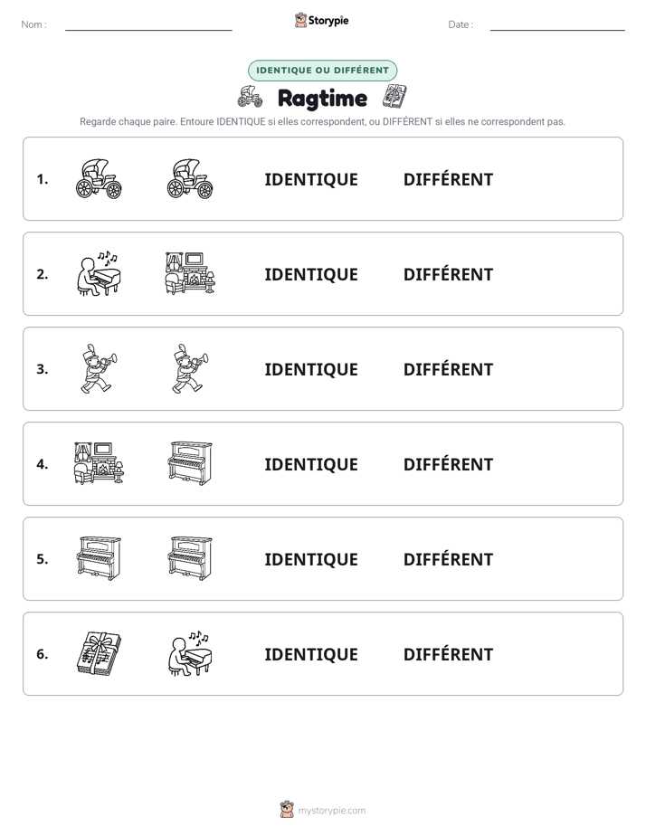 Identique ou Différent