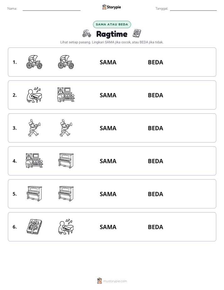 Sama atau Berbeda