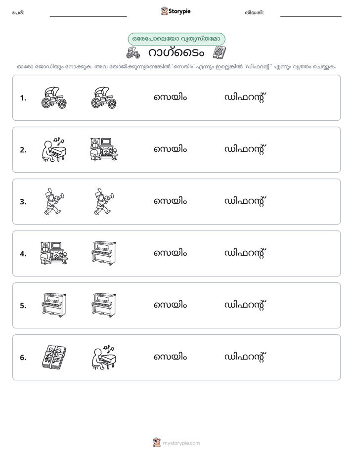 ഒന്നോ വ്യത്യാസമോ