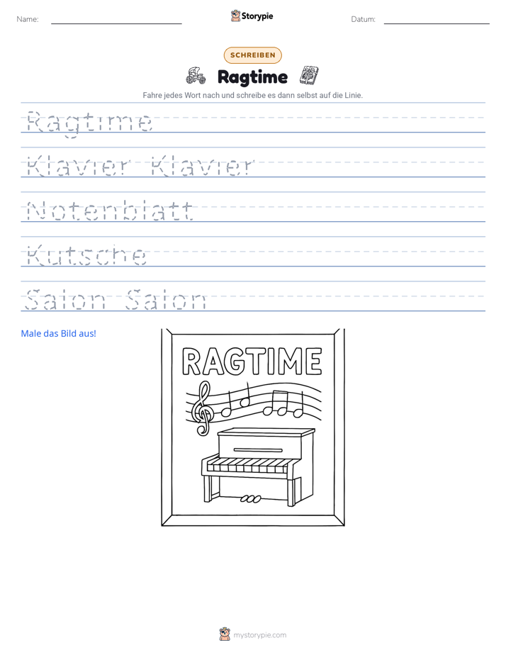 Schreibübung