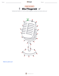 Ella Fitzgerald druckbare Arbeitsblatt Vorschau
