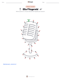 Aperçu de la feuille de travail imprimable Ella Fitzgerald