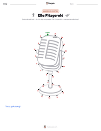 Podgląd drukowalnego arkusza ćwiczeń Ella Fitzgerald