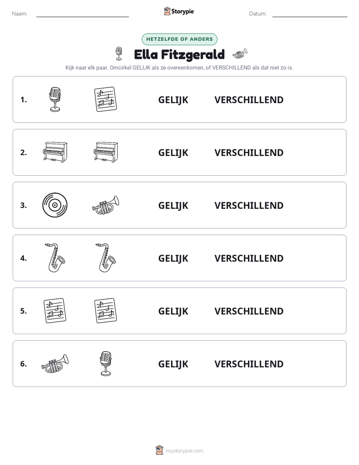 Zelfde of Verschillend