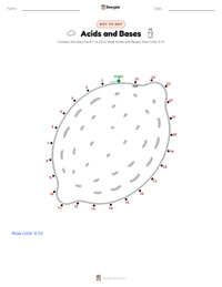 Acids and Bases printable worksheet preview