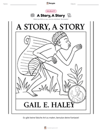 A Story, A Story druckbare Arbeitsblatt Vorschau