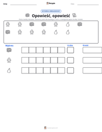 Podgląd drukowalnego arkusza ćwiczeń Opowieść, opowieść