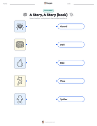 A Story, A Story (book) printable worksheet for kids