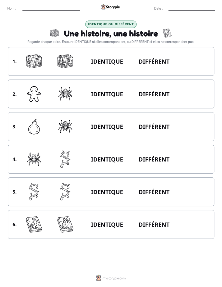 Identique ou Différent