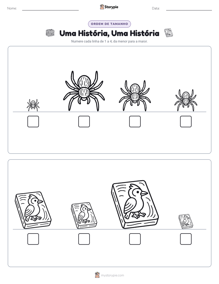 Ordem de Tamanho