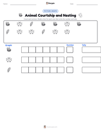 Animal Courtship and Nesting printable worksheet preview
