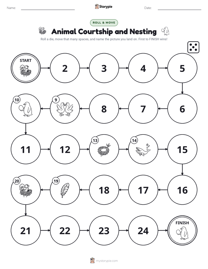 Roll & Move Game