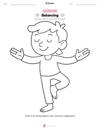 Balancing printable worksheet preview