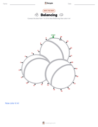 Balancing printable worksheet preview