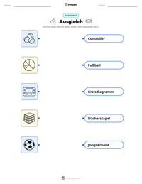 Ausgleich druckbare Arbeitsblatt Vorschau