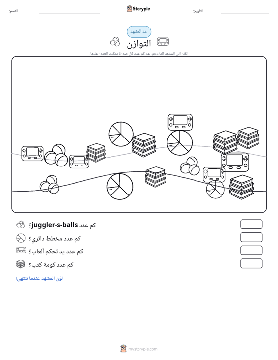 مشهد العد