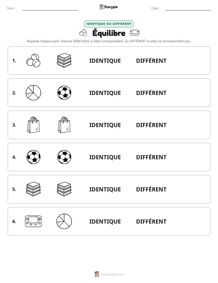 Identique ou Différent