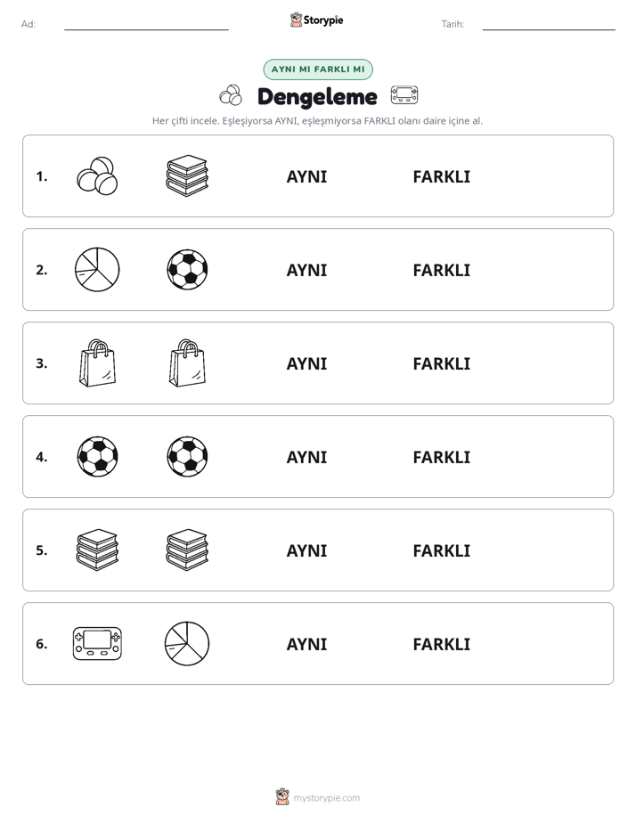 Aynı mı Farklı mı