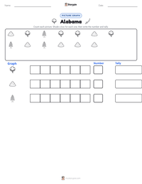 Alabama printable worksheet preview