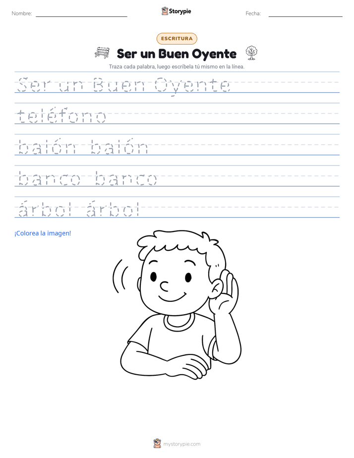 Práctica de Escritura