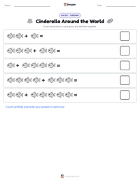 Cinderella Around the World printable worksheet preview