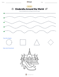 Cinderella Around the World printable worksheet preview