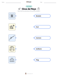Cinco de Mayo printable worksheet preview