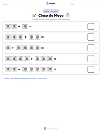 Cinco de Mayo printable worksheet preview