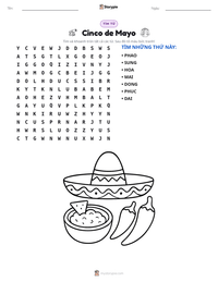 Xem trước tài liệu in sẵn Cinco de Mayo