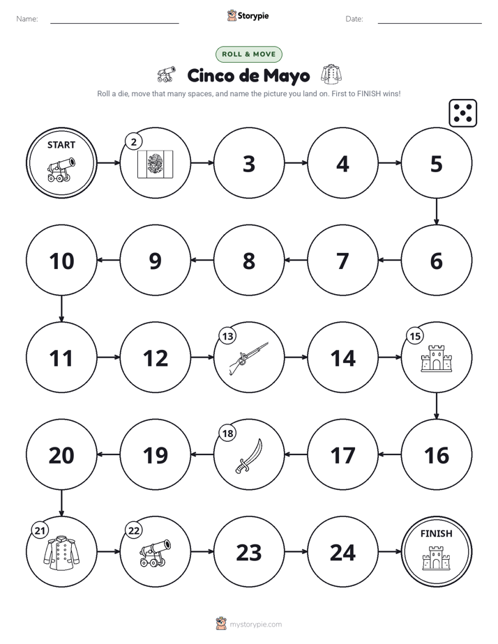 Roll & Move Game