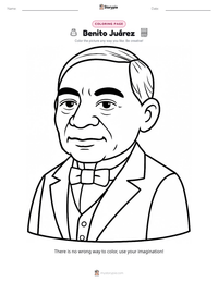 Benito Juárez printable worksheet preview