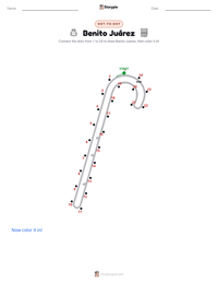 Benito Juárez printable worksheet preview