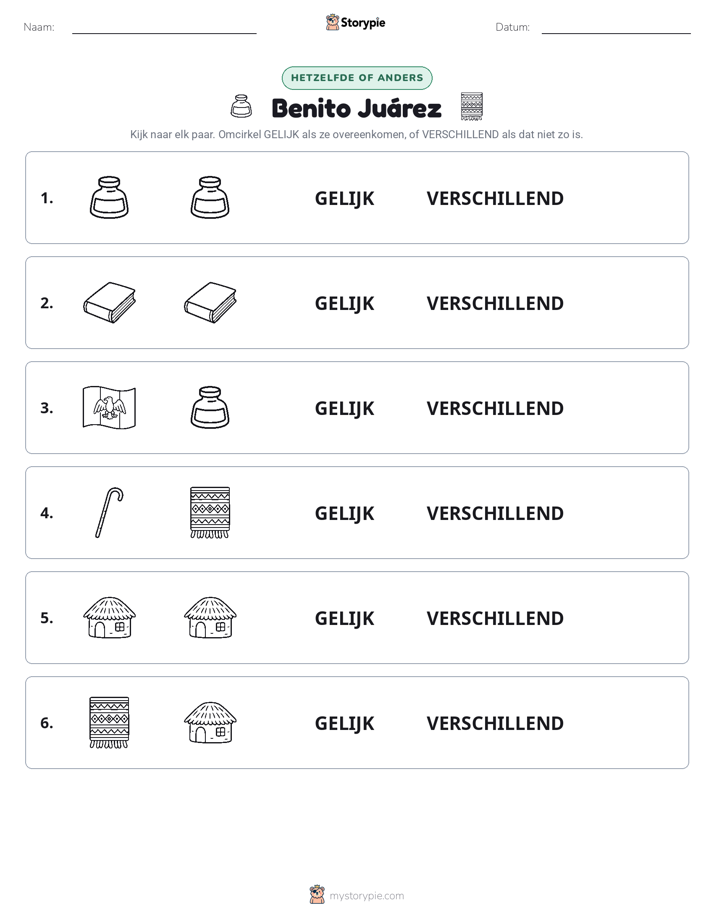 Zelfde of Verschillend