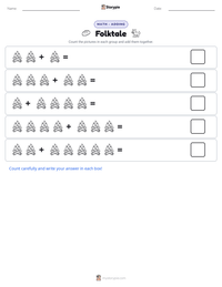 Folktale printable worksheet preview