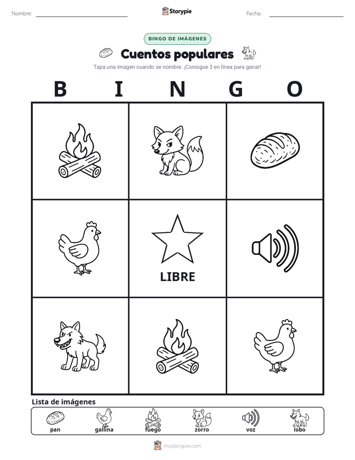 Bingo de Imágenes