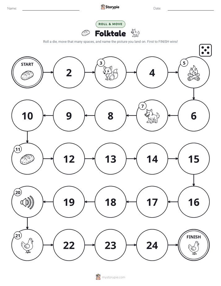 Roll & Move Game