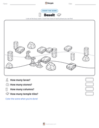 Basalt printable worksheet preview