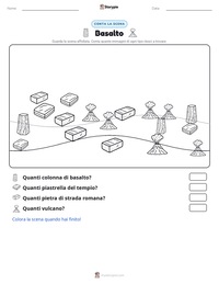 Anteprima della scheda stampabile di Basalto