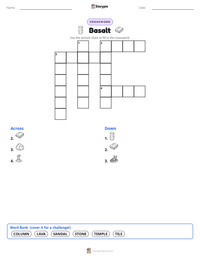 Basalt printable worksheet preview