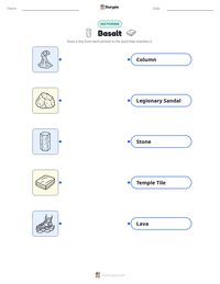 Basalt printable worksheet for kids