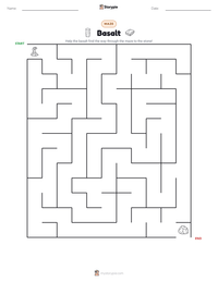 Basalt printable worksheet preview