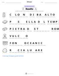 Anteprima della scheda stampabile di Basalto