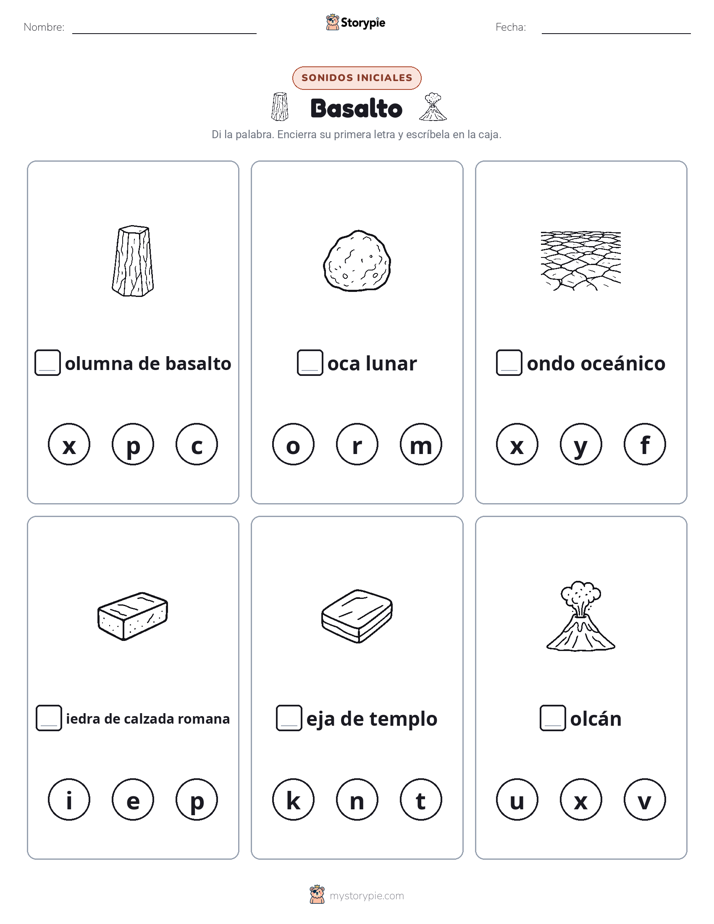Sonidos Iniciales