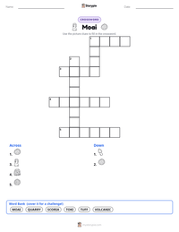 Moai printable worksheet preview